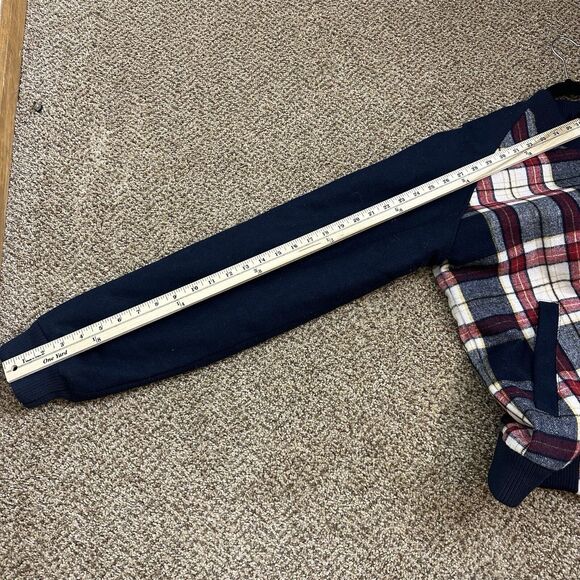 Wesc Tartan Plaid Wool Blend Lightly Padded Jacket EUC Mens Size Large - Picture 9 of 13